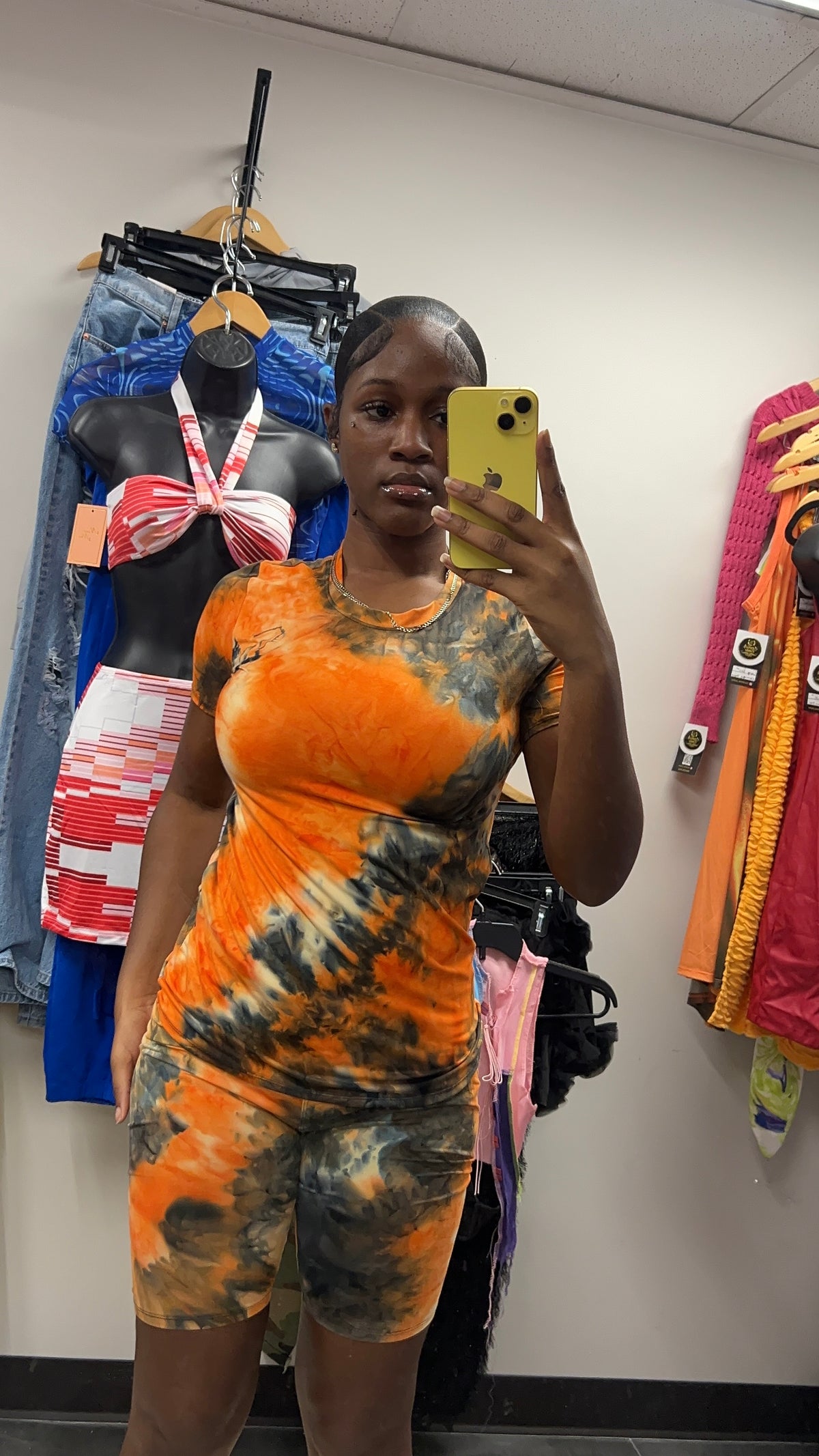 Tie Dye Lounge Short Set