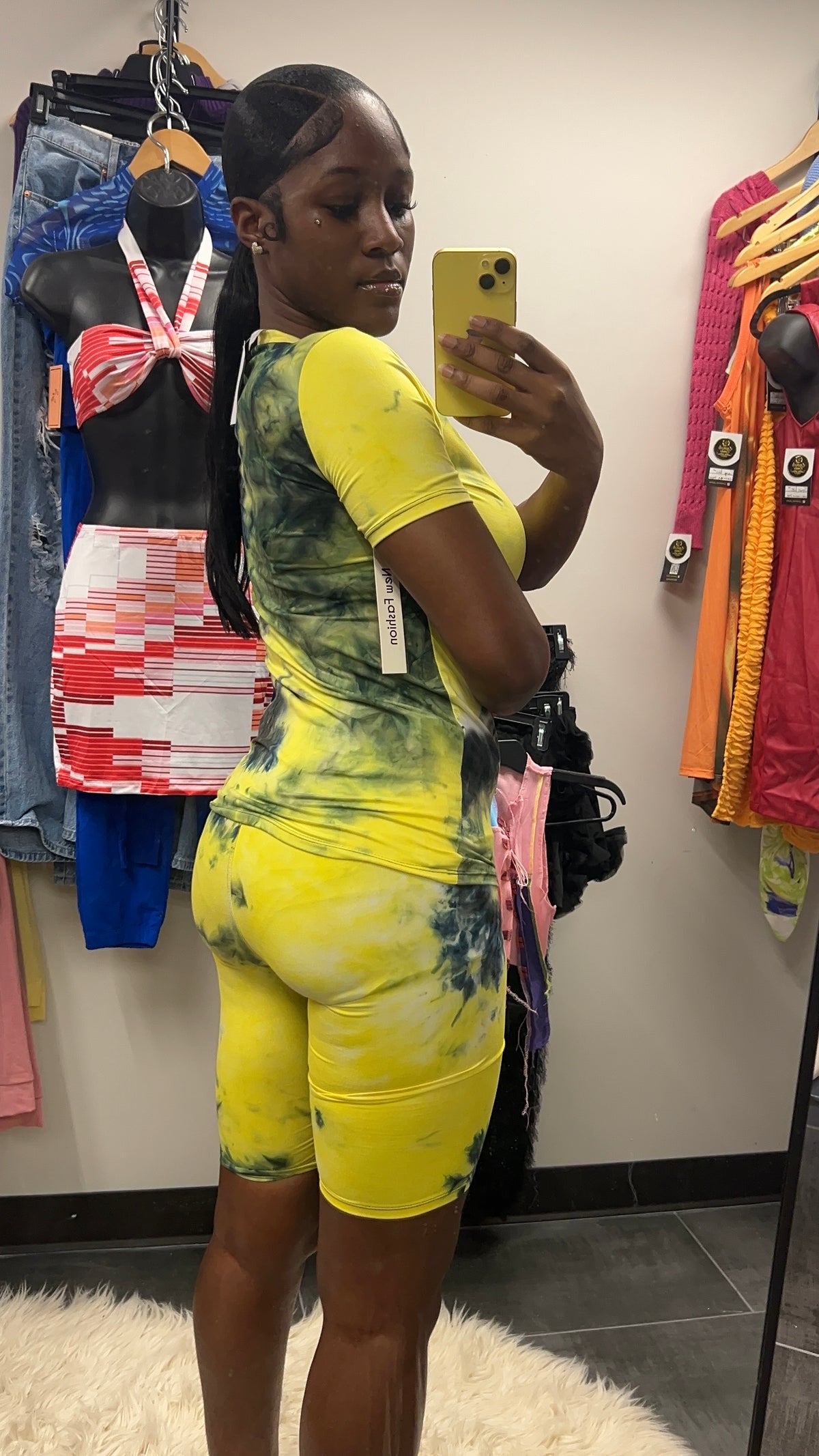 Tie Dye Lounge Short Set