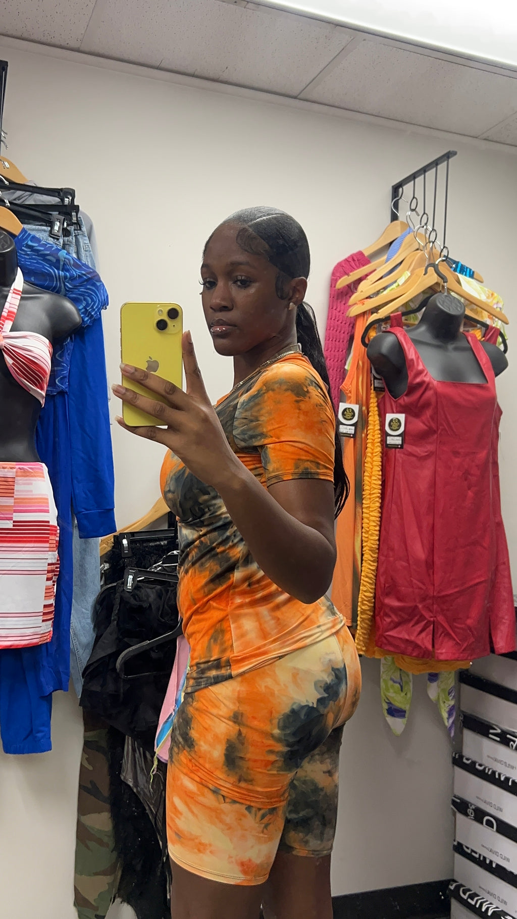 Tie Dye Lounge Short Set